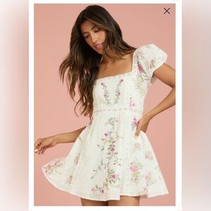 Altar’d State Devon Embroidered Floral Mini Dress